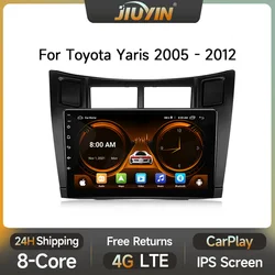 2 Din Car Radio Multimedia Player For Toyota Yaris 2005-2012 Android 12 4G GPS WIFI Navigation Stereo Head Unit Carplay   4