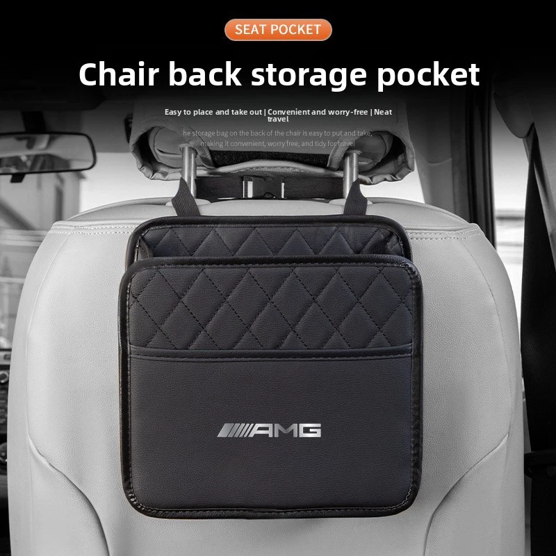 

Car Storage Bag Multi-function Seat For Mercedes benz AMG W204 W203 W212 W211 W124 W210 GLC GLE E CLA GLA W205 W211 W213