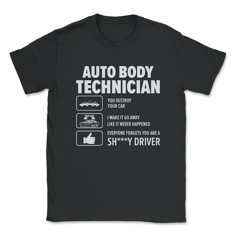 Auto Body Technician Funny Vehicle Repair Car Maintenance T shirt