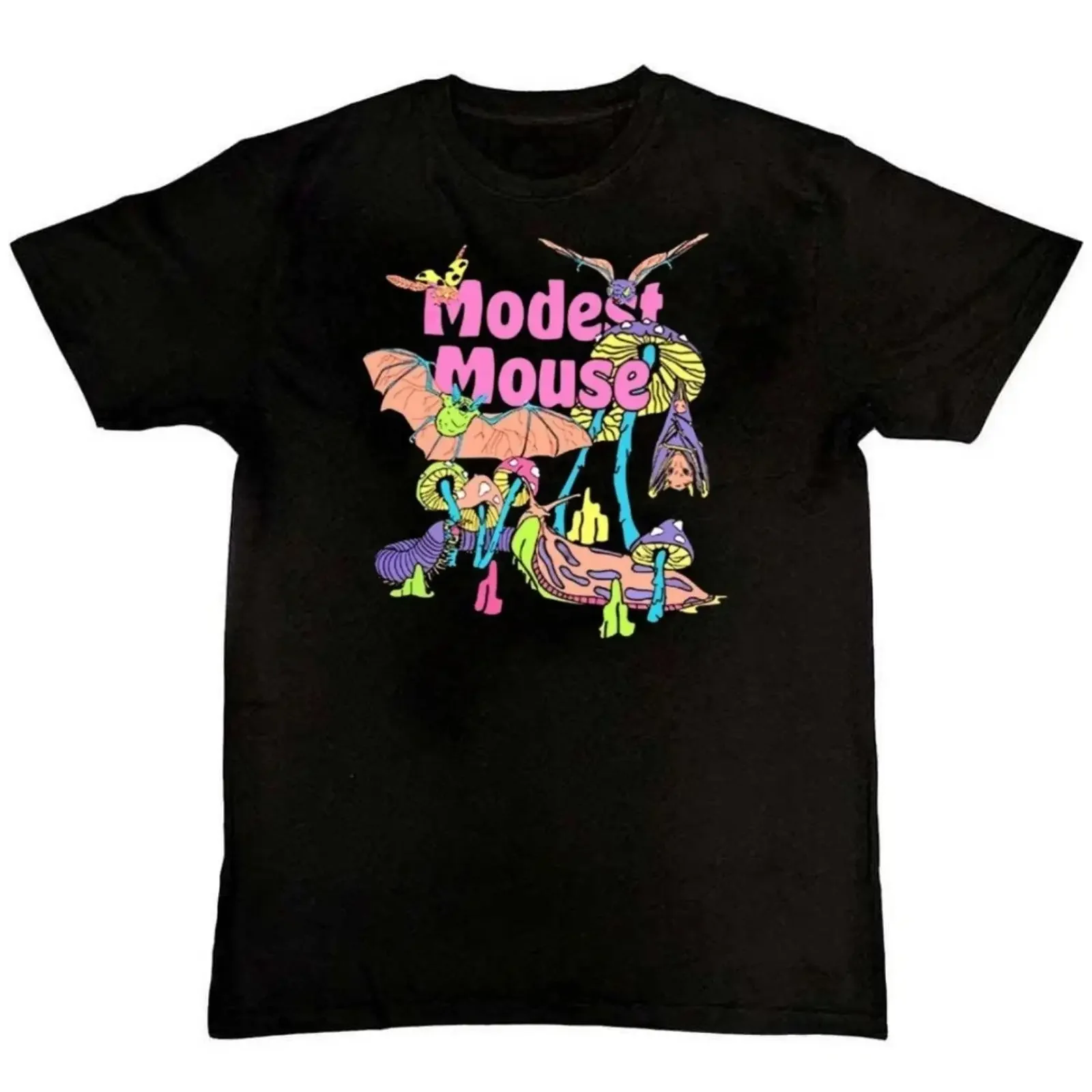 Retro Modest Mouse Konzert Grafikdruck Herren T Shirt S M L XL 2 3 4 vintage Washed fashion Stylish Versatile Comfortable