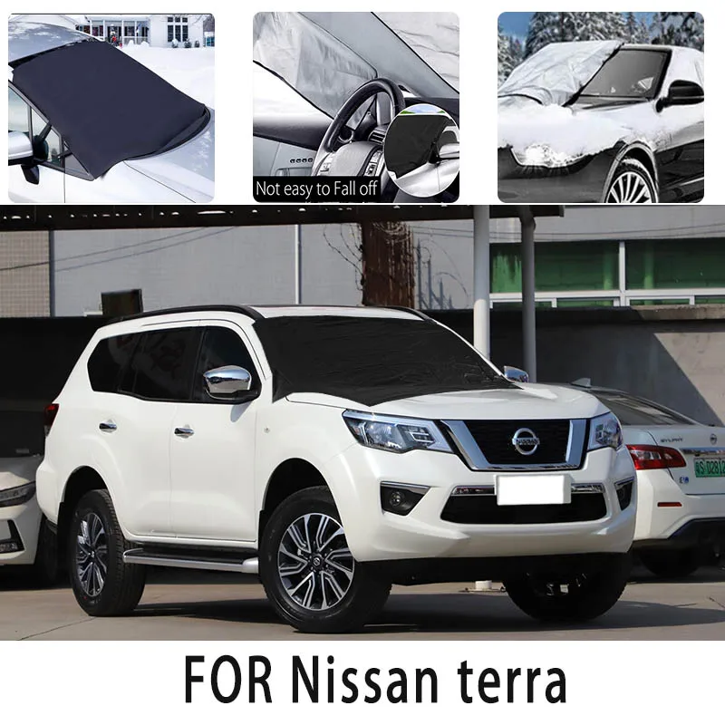 

Car snowcover frontcover for Nissan terra Snowblocking heat insulation sunshade Antifreeze wind Frost prevention car accessories