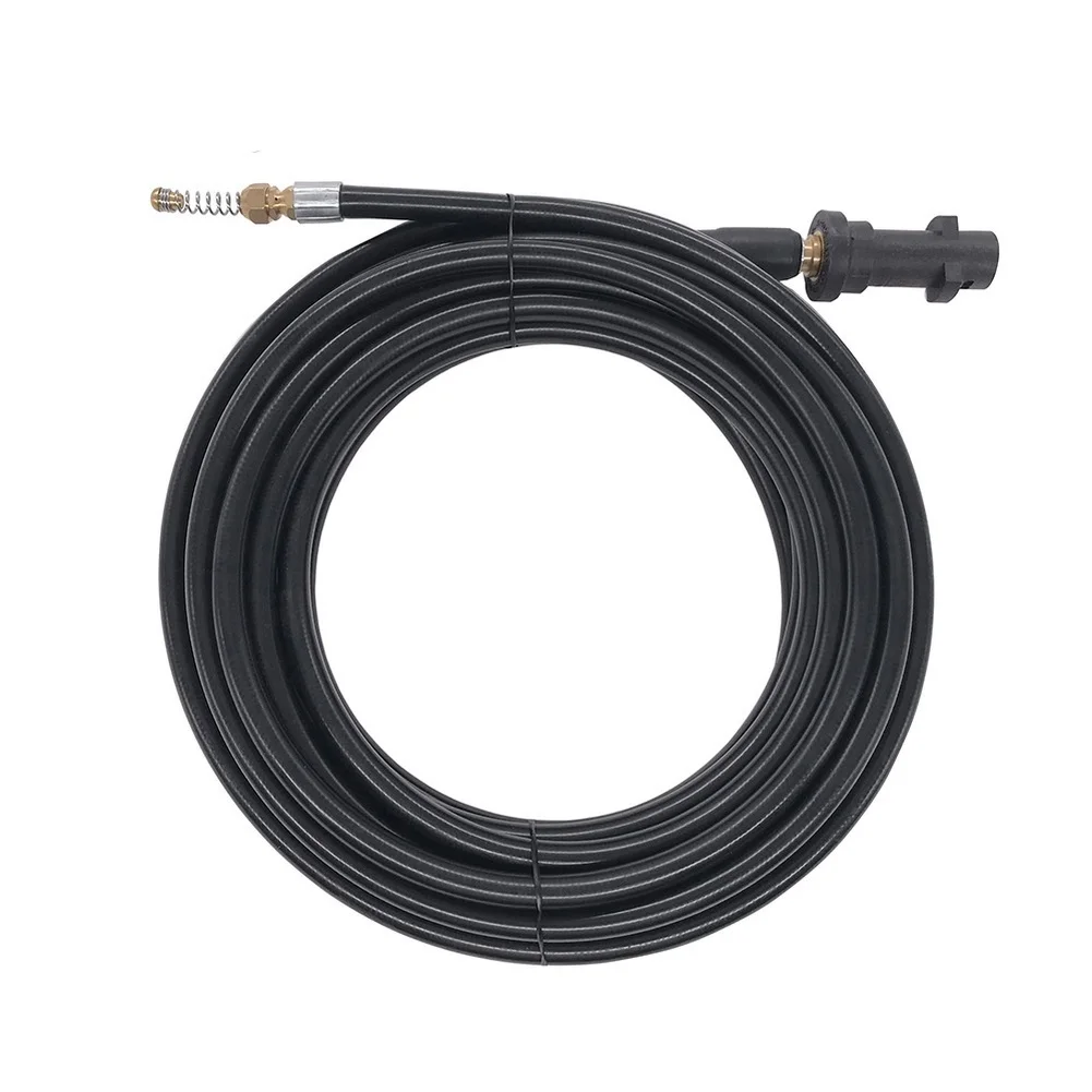 /High /Pressure /Drain Cleaning Hose With Spring Head For For Karcher K2 K3 K4 K5 K6 For K7 Sewer Pipe Dredging Tool 6 10 15 20 view 4