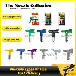 Airless Low Pressure Tips Nozzle Standard Nozzle 217 417 517 529 For Titan Wagner 9raco Airless FLP Tip Spray Gun Ruller Machine