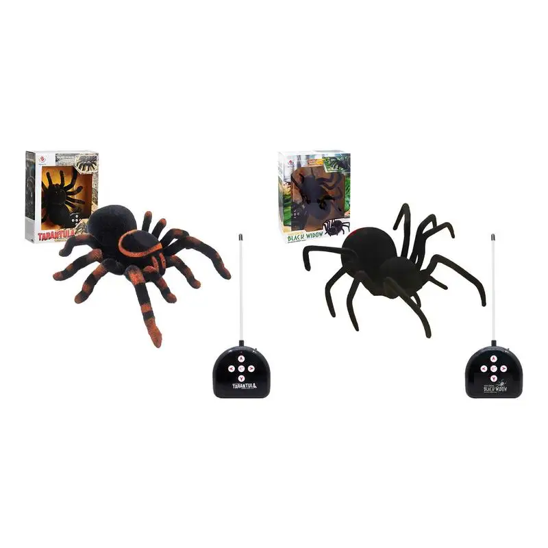 Remote Control Spider Realistic Spider Toy Electric Remote Control Toy Funny Joke Prank Props Gag Toys for Halloween