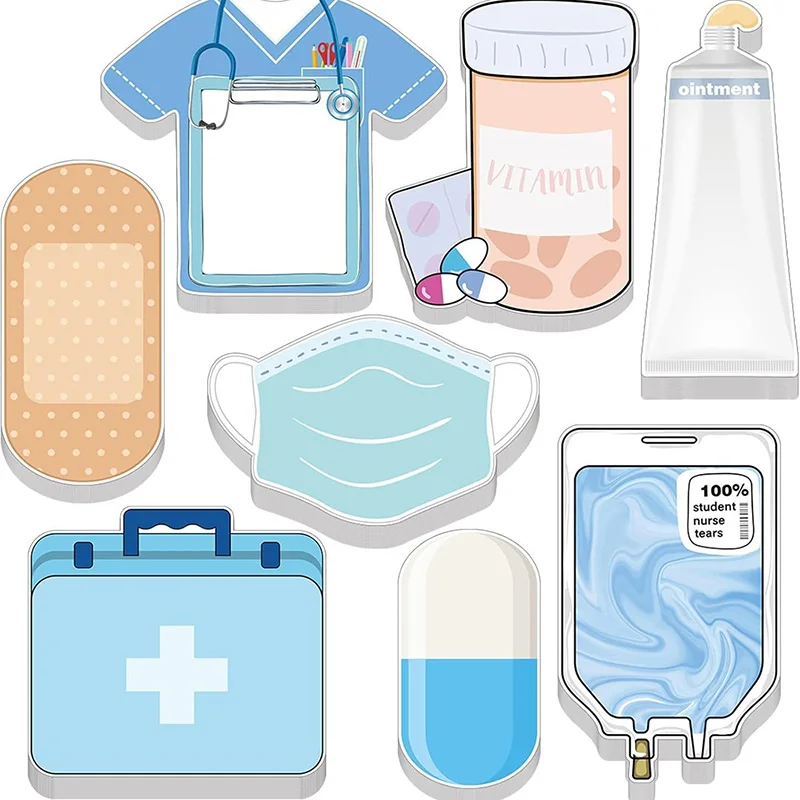 

Medical Themed Creative Alien Cute Sticky Notes Stickable High-Value Sticky Notes Educational Sticky Notes