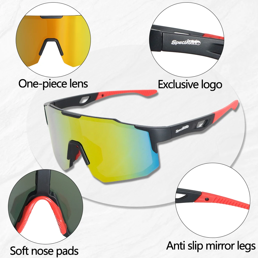 Novos óculos de sol polarizados para homens mtb ciclismo óculos esportes ao ar livre bicicleta uv400 óculos de ciclismo de estrada feminino