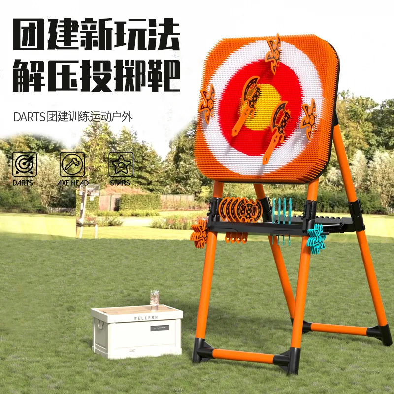 

Axe Target Dart Target Iron Frame Throwing Set