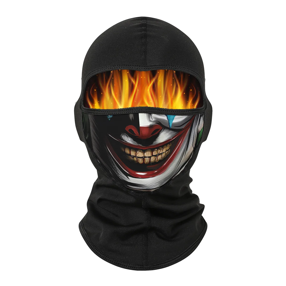 Fleece Tactical Balaclava 3D Print Full Face Mask Cap Winter Warm Windproof Cycling Hiking Skiing Scarf Hat Bandana Neck Gaiter