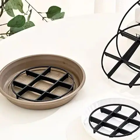 Bandeja de vaso de flores anti-rotura, 10 peças, pires de plástico, bandeja de gotejamento, proteção de raiz, bandeja de plantas interna e externa, suprimentos de jardim doméstico