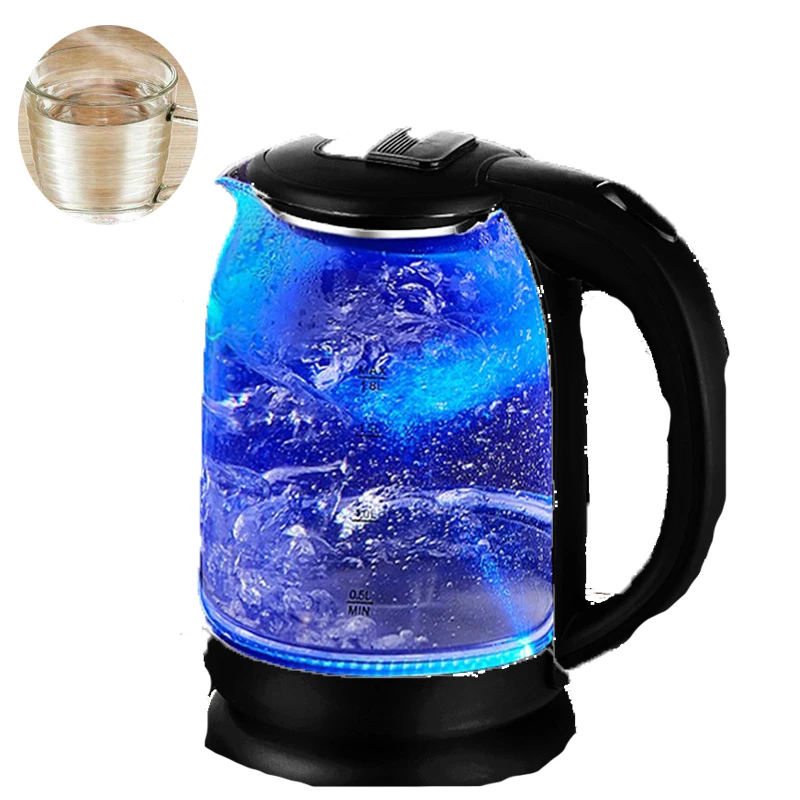 

Free Shipping 2L Electric Kettle Temperature Control Brilliant Blue Light Automatic Power Off Heat And Explosion Proof Kitche