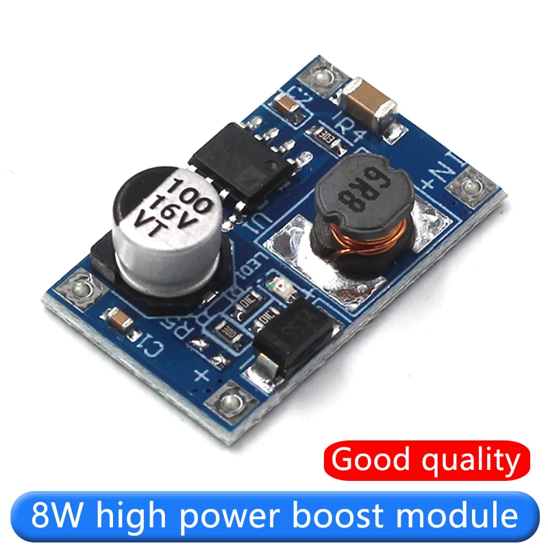 8W high power boost module Input 3V-6V to 12V 3.7V lithium battery power bank USB boost board