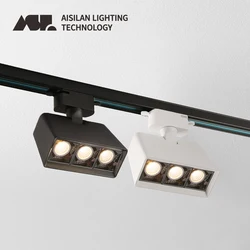 Aisilan LED Track Light Commercial Shop Clothing Store Background Wall Home Living Room Spot Light(Track Unincluded)