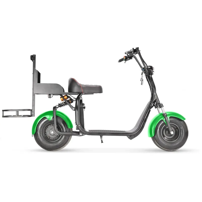 

ZAIQU us/eu Wholesale New 2 Wheel Push Cart Trolley With Foot Brake and Umbrella Holder electric scooter
