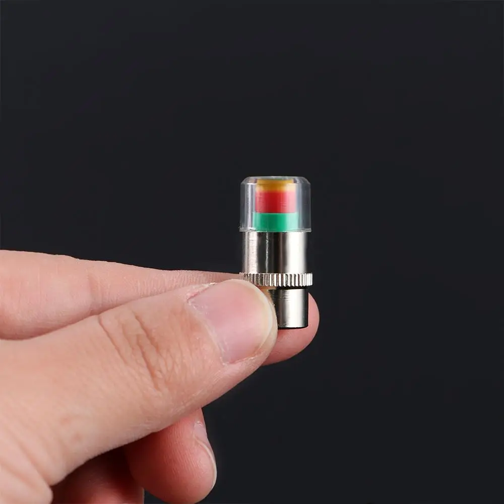 Detection Vacuum Pressure Indicator Car Valve Cap External Tire Cap Valve Nozzle Tire Pressure Cap Tire Pressure Gauge Monitor