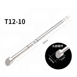 T12-C6 C8 C10 C15 Soldering Iron Tip Welding Head Non-standard T12 Replacement Tips for P9/M8/9501 Handle Rework Station