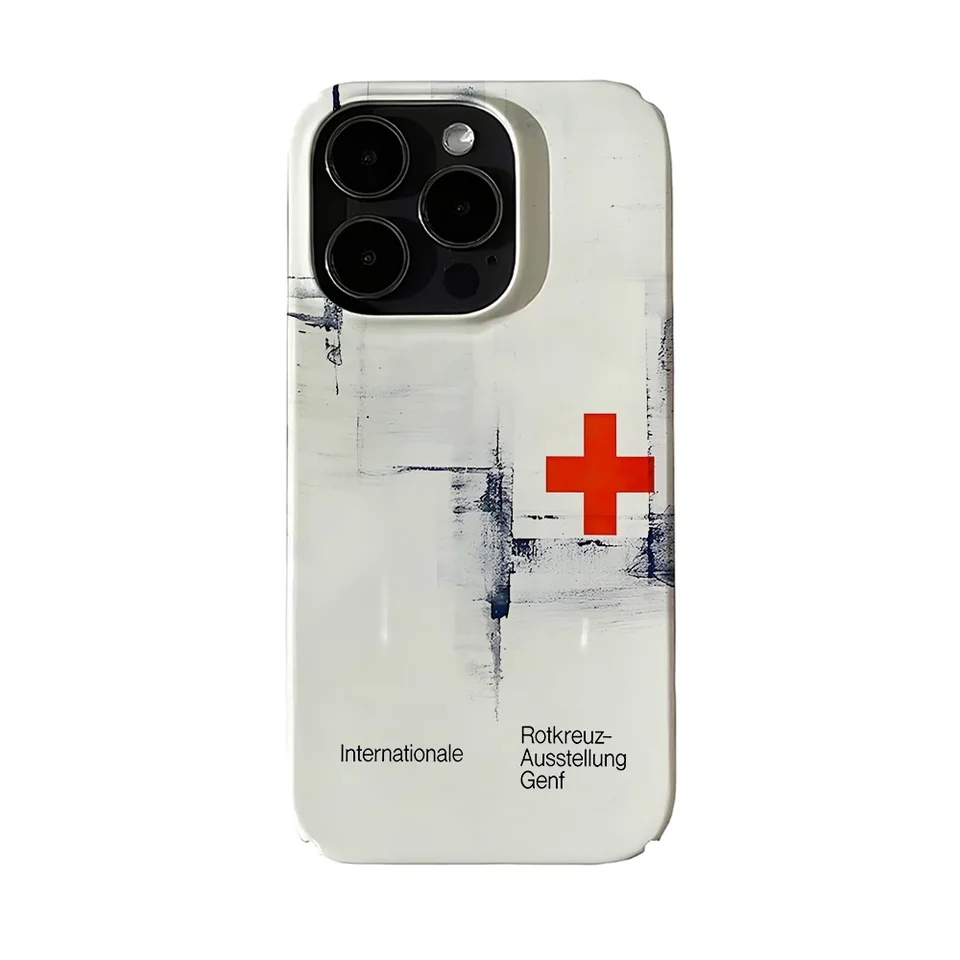 Funda dura de PC con patrón retro de cruces para iPhone 17, 16, 15, 14, 13, 12, 11 Air, Pro Max, X, XS, XR, XS Max, 7, 8 Plus 5