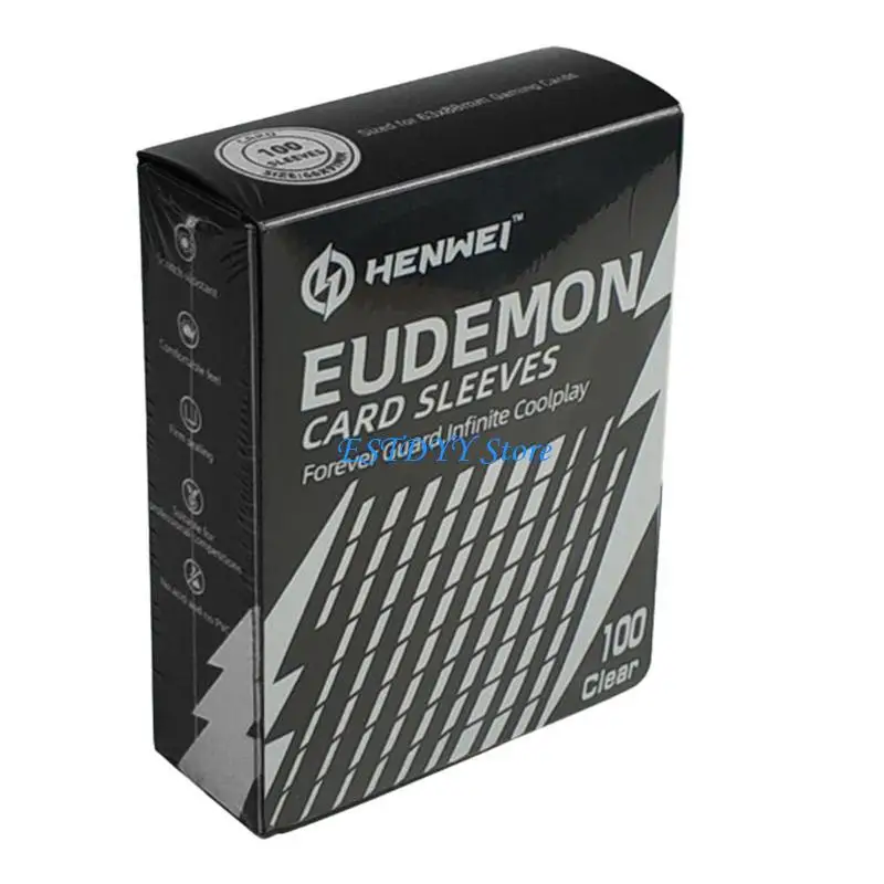G6DE 100 قطعة من واقيات بطاقات التداول لتخزين وعرض بطاقات الألعاب
