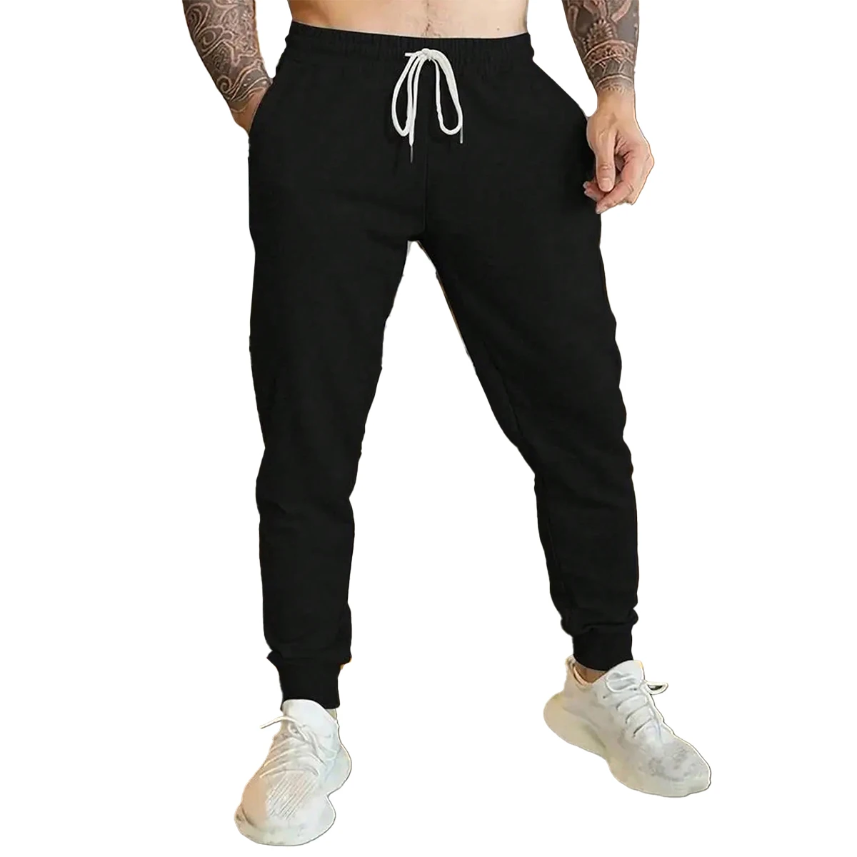 

Men's Casual Sweatpants: Drawstring Waist, Jogger Style, Relaxed Fit for Daily & Leisure Wear