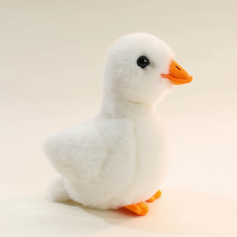 Realistic cartoon  Plush Toy Baby Animal Mini Yellow Chick Duckling Stuffed Toys Kawaii Small Chicken White Duck Plushies Soft