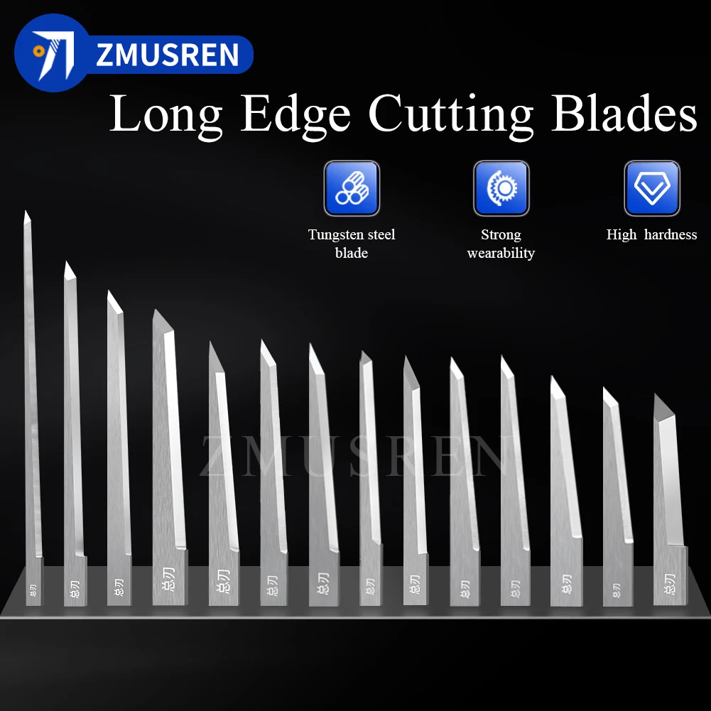 5PCS Tungsten Carbide Oscillating Blade 1.5mm Thickness for JWEI IECHO CNC Vibrating Cutting Machine EVA EPE Foam Sponge Cutter