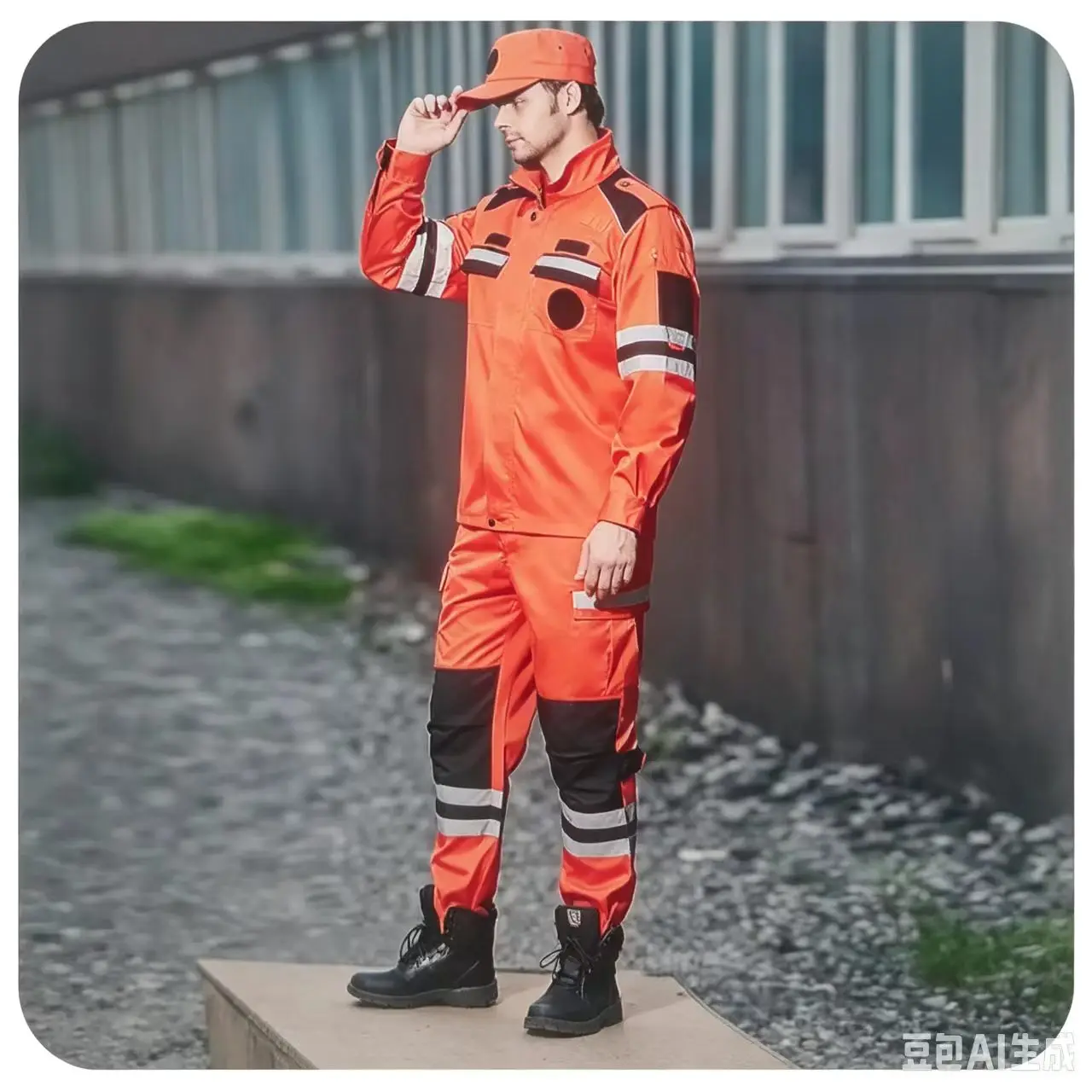 Spring and Autumn New Anti static Earthquake Water Fire Rescue Clothing Training Set