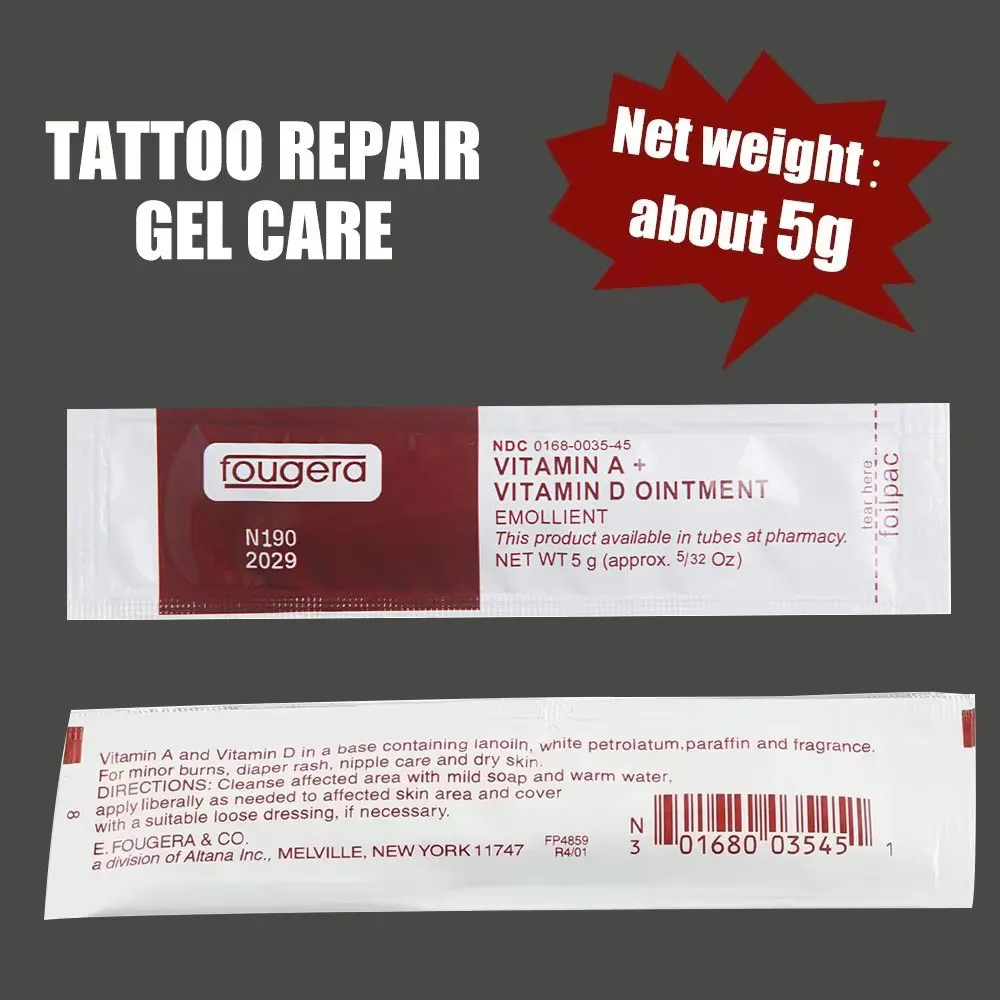 100/50/30/20/10PCS Tattoo Aftercare Cream Fougera Vitamin Ointment Anti Scar Healing Repair Cream Gel for Beauty Skin Care - Image 2