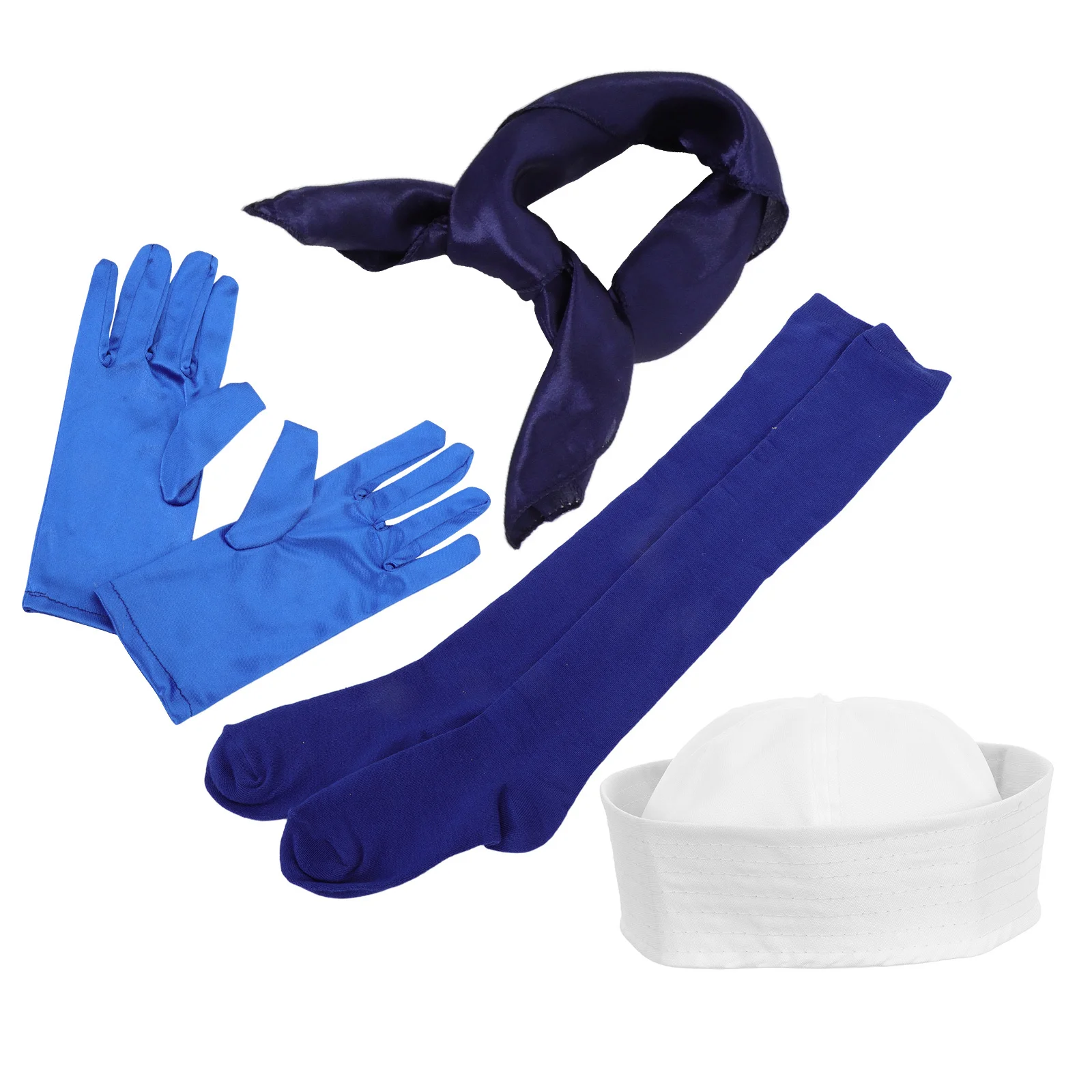 

Sailor Uniform Accessories Kit Necktie Ribbon Lapel Pins Japanese School Style Fashion Accents for Cosplay Costume Sailor