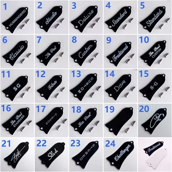 일렉트릭 기타 트러스로드 커버 플레이트 기타 표준 부품 2 플라이 블랙 미국 LP 표준 맞춤형 SG-LP 기타 교체 부품