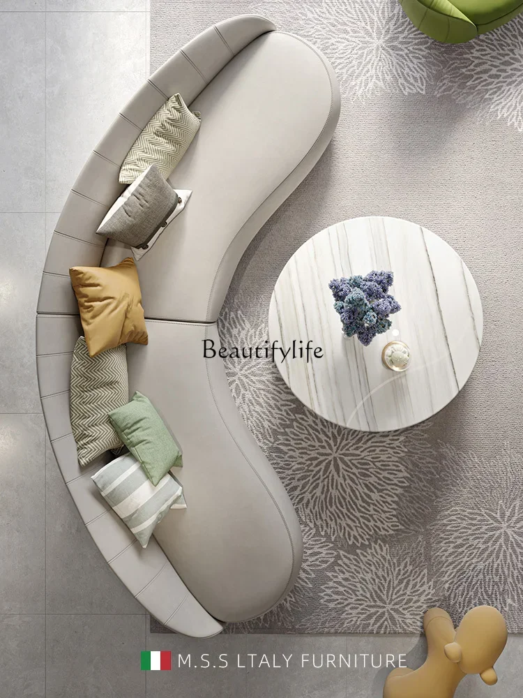 Stolik kawowy okrągły z marmuru w stylu francuskim, lekki luksus, model LS 51