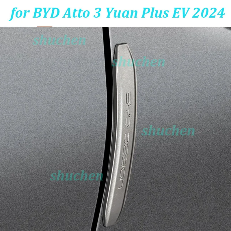 

Car Door Border Bumper Strip for BYD Atto 3 Yuan Plus EV 2024 Anti-collision Anti-scratch Protective Trim Exterior Accessories