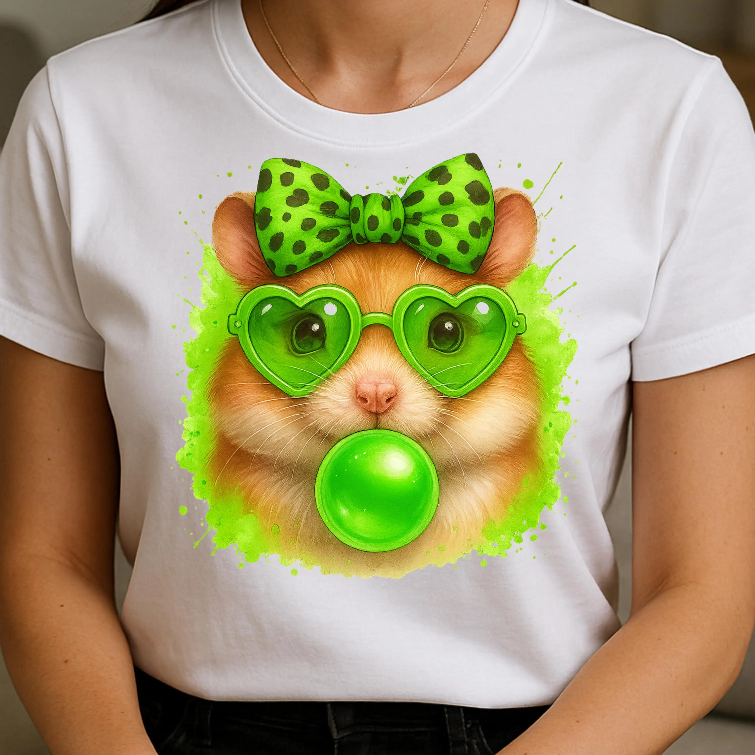 

Персонализированная мышь с графическим принтом, летняя роскошная брендовая мужская и женская футболка из чистого хлопка с коротким рукавом, тренд уличной моды