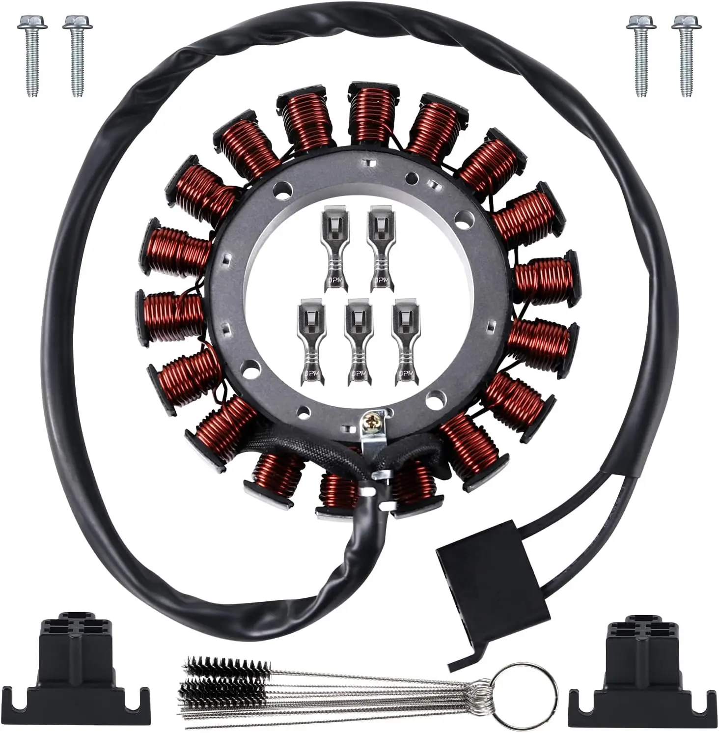 Kit de montagem de estator para Kohler 74240 Z286E 25 AMP com conector Substituir OEM #   2808502-S