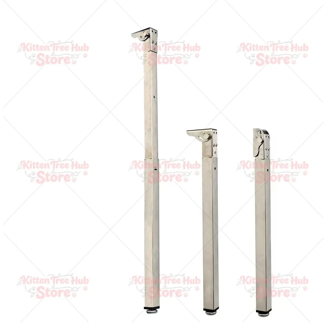 Stainless Steel Cassette Folding Retractable Foot RV Bar Dining Table Legs Push-Pull Speed Adjustment Portable Accessories