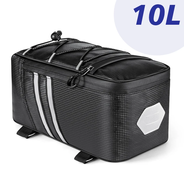 NEWBOLER Fahrrad-Gepäckträgertasche 10L Fahrrad-Hecktasche Wasserabweisende Fahrrad-Gepäckträgertasche Fahrrad-Rücksitztasche Radfahren Bikepacking – Detail 13