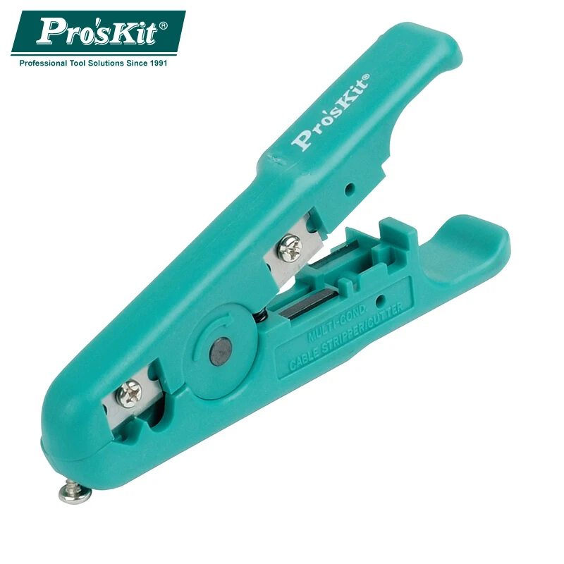 Original Pro'sKit 6PK-501 Adjusting Knob Stripping Tool UTP/STP Ф3.2~9mm Network Stripper