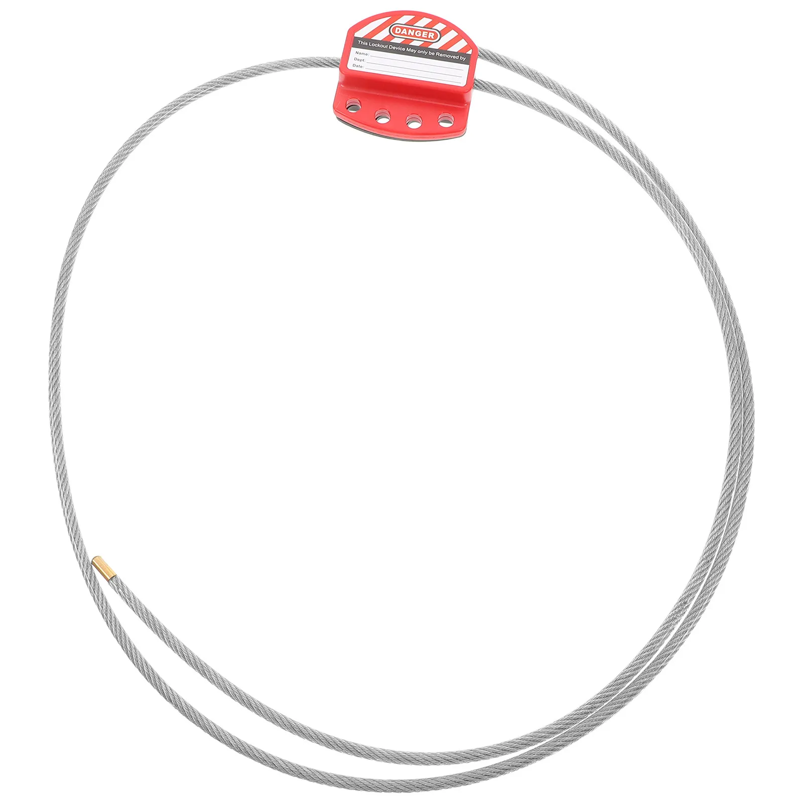 

Кабельный замок из утолщенной нержавеющей стали 1,8 м, 6 мм, с виниловым покрытием, регулируемый, для станций блокировки и маркировки (LOTO), промышленные средства безопасности