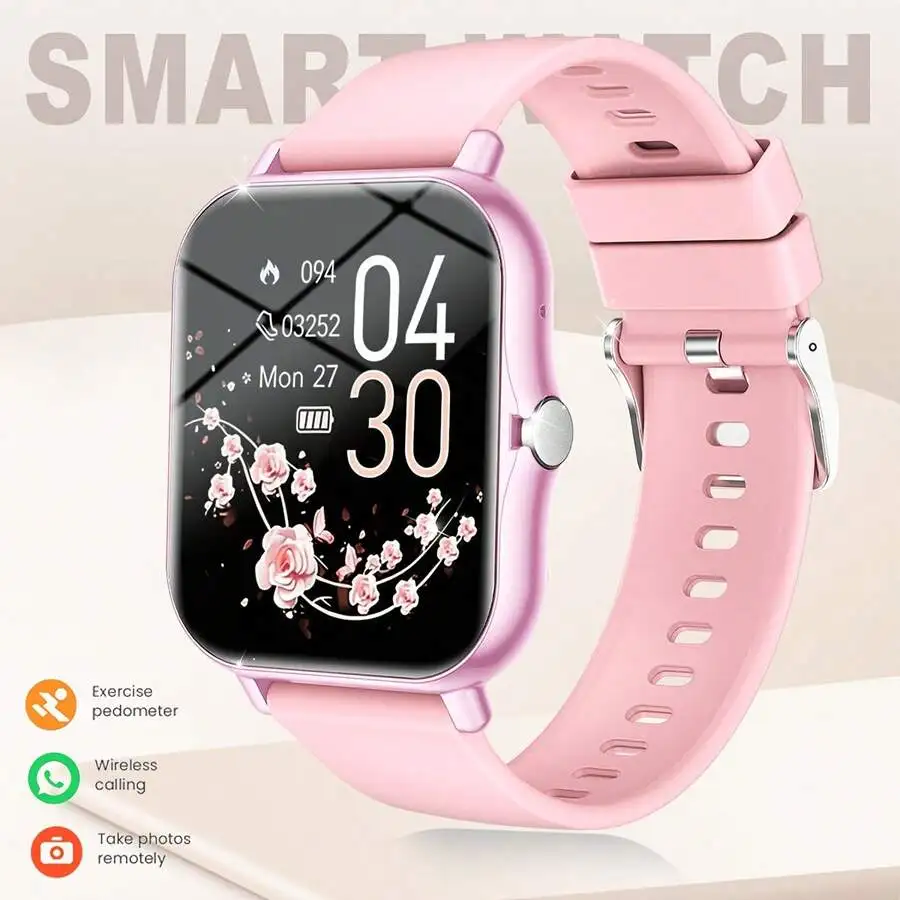 Smart Watch, Wireless Calling /Dial, Multi -Sport Mode, Calling Reminder And Rejection,Information Reminder,SMS Reminder,For