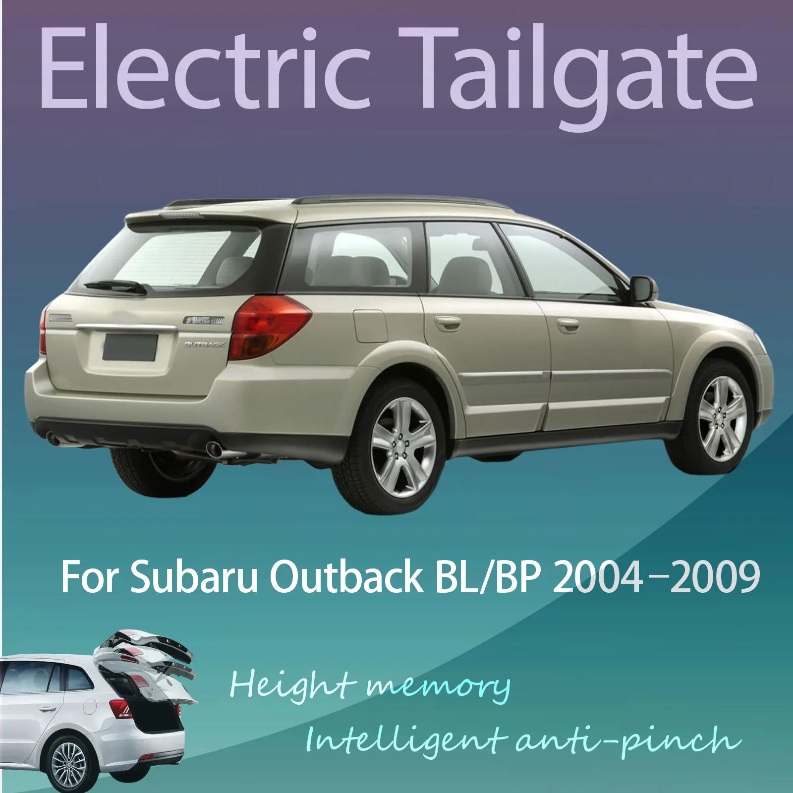 For Subaru Outback BL/BP 2004–2009 Electric Tailgate with Sensor Trunk Anti-pinch Memory Height Intelligent Operation