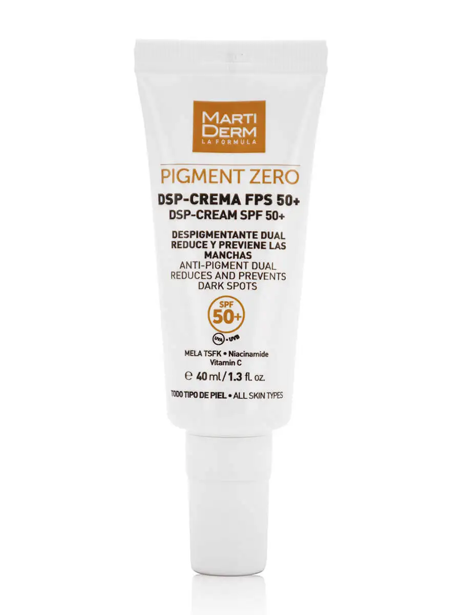 Martiderm dsp depigmenting cream fps + 50 40 ml. -Reduces and prevents sunspots