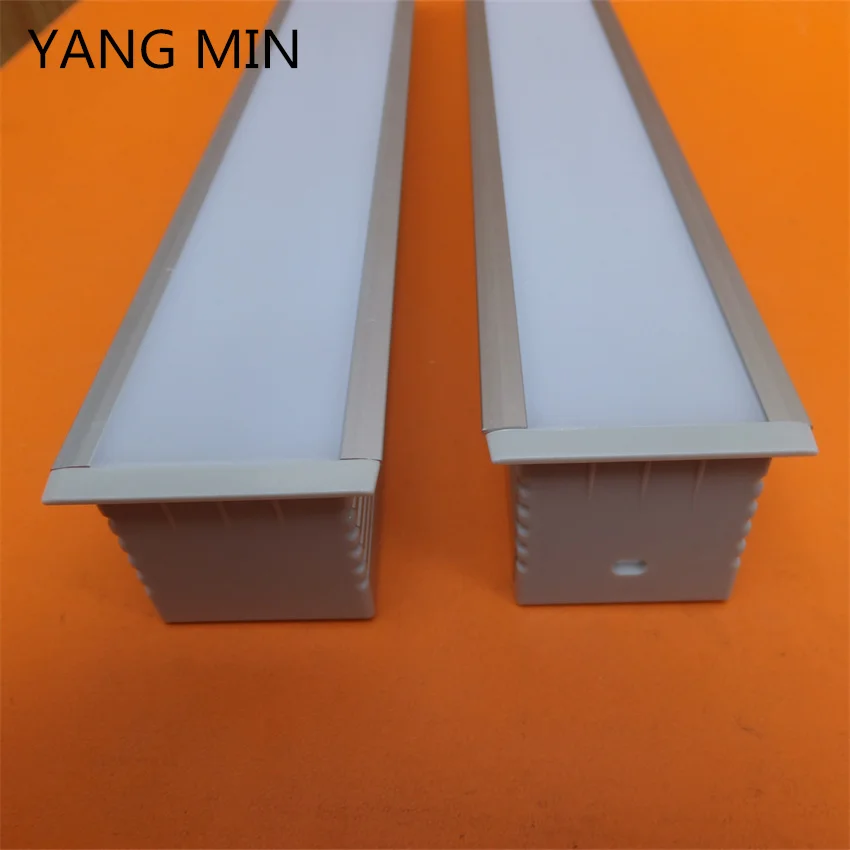 

1M/PCS U Profile Square Aluminum Channel for LED Strip Recessed Led Profile Led Recessed Linear Light