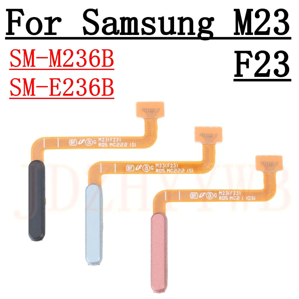 

Кнопка «Домой», сканер Touch ID, датчик отпечатков пальцев, гибкий кабель для Samsung Galaxy M23 M236B F23 E236B