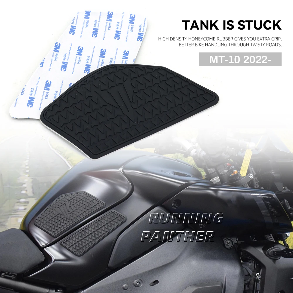 

Logo Protector Sticker Motorcycle Fuel Tank Pad Anti slip Stickers Knee Grip Side Decals For YAMAHA MT10 MT-10 mt10 2022 2023