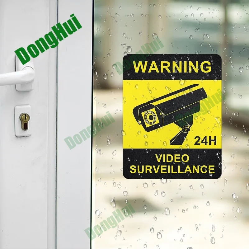 There are cameras in the warning surveillance security cameras you have entered the surveillance area sign carstickersmotorcycle