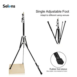 Selens Multifunction 220cm Light Stand Aluminum Collapsible Portable Photo Studio Kits Tripod Photography Accessories 삼각대