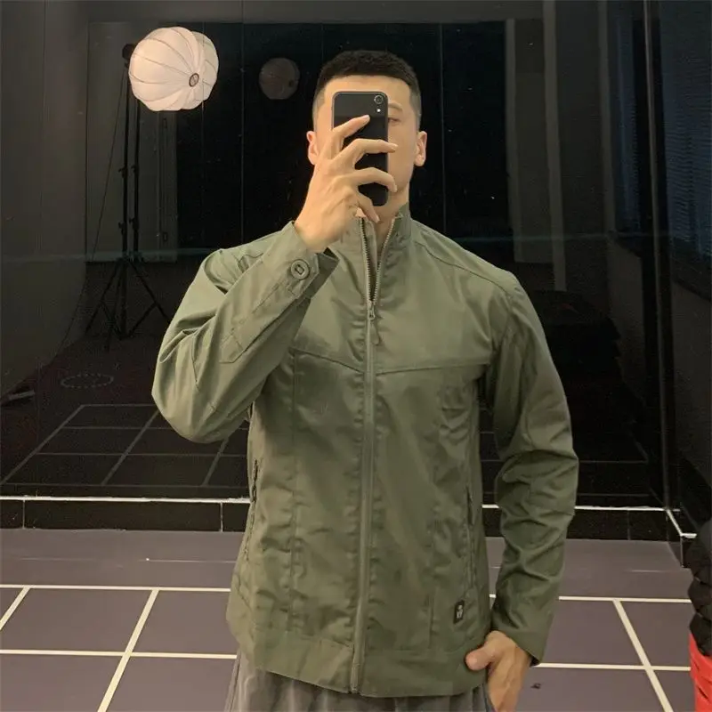 

Bla Outdoor Men's Slim Fit Windproof Tactical Jaet Set Youth Wear Resistant Breathable Spring Autumn Winter Seasonal Wear