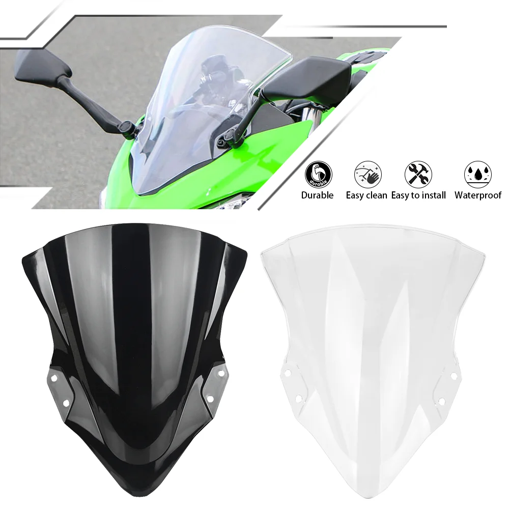 

2018 2019 2020 For Kawasaki Ninja 250 NINJA 400 EX400 EX 400 Front Screen Windscreen Windshield Deflector Protector Motorcycle