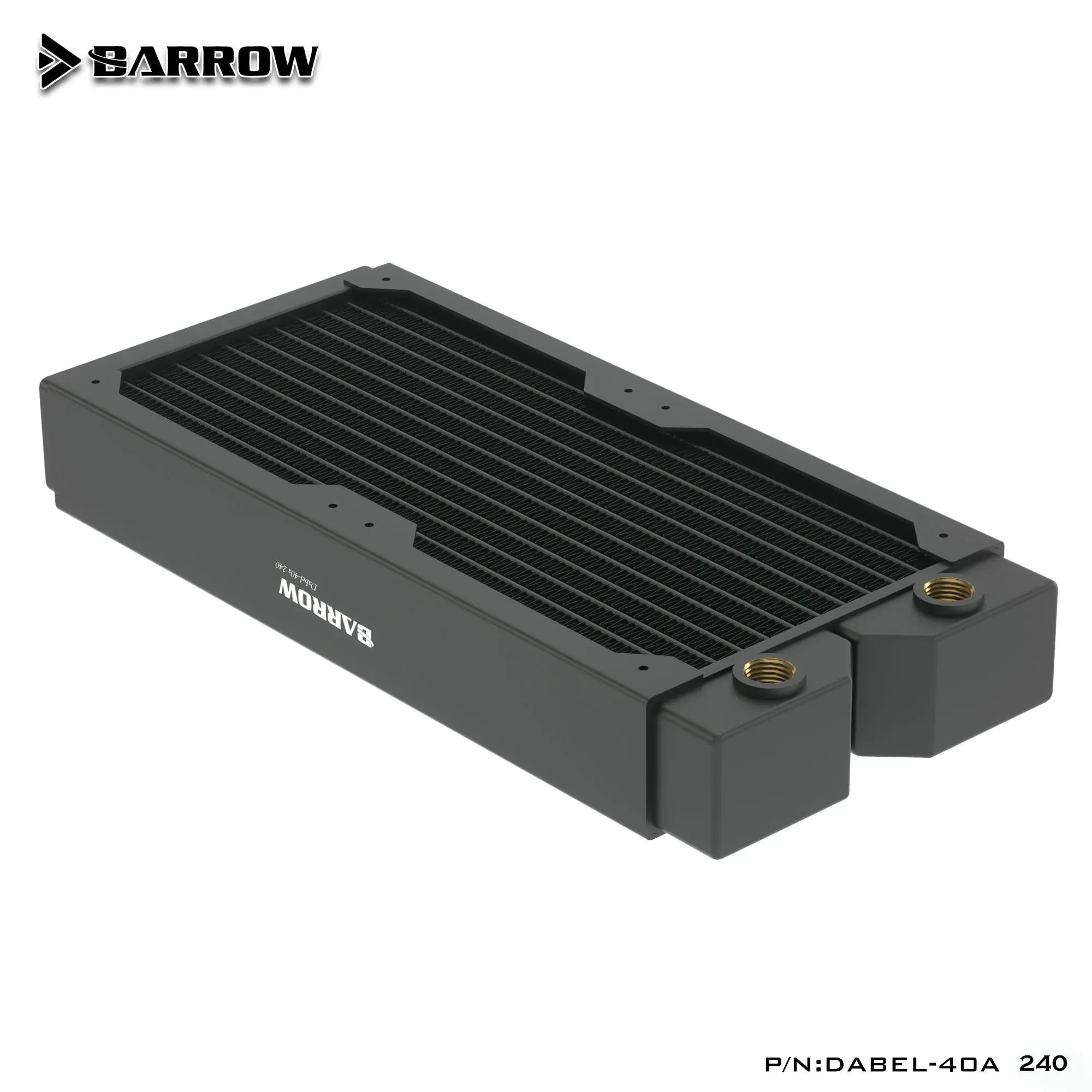 Barrow Watercooler 120/240/360/480 Copper Radiator G1/4 Thread 40mm Thickness Heatsink For Water Cooling PC Cabinet Dabel-40a
