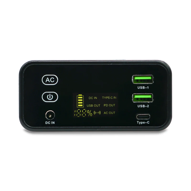 Small Best Portable Fast Charger for Phone Outdoor Large Power Bank Wireless Solar Backup Battery Power Station Home