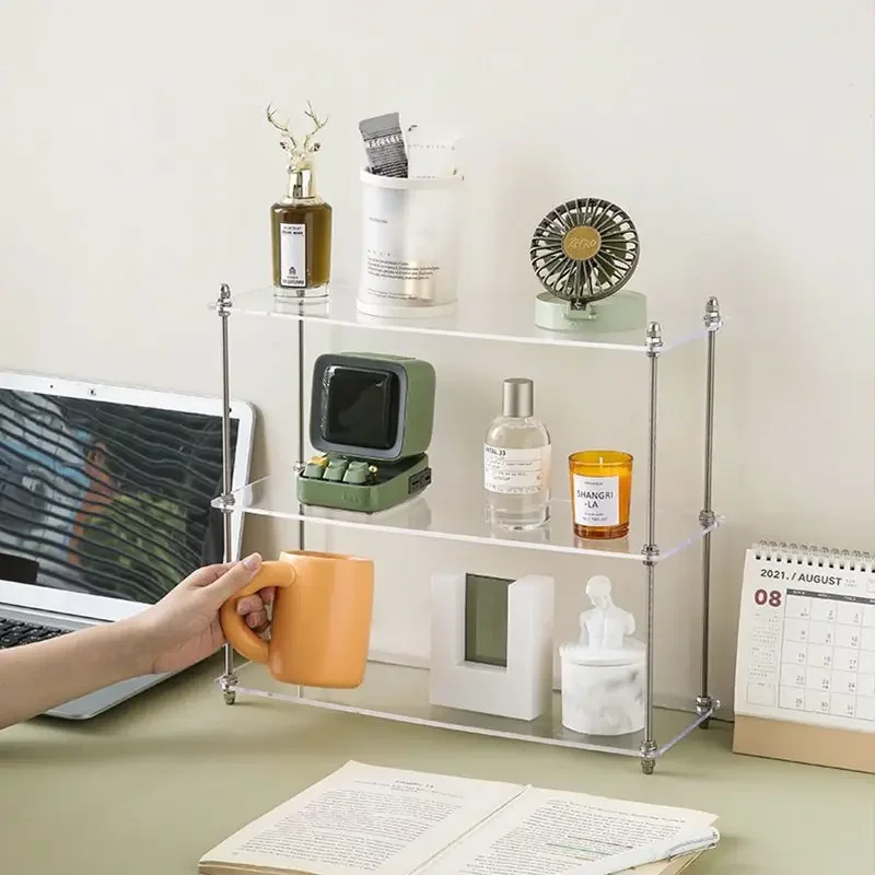 Kozmetik Depolama Rafı Çok Fonksiyonlu Masa Düzenleyici Ev Ofis Depolama organizadores de rangement bürosu organizasyonu