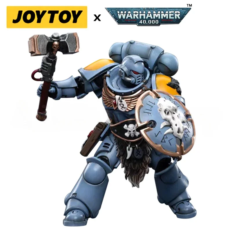 JOYTOY 1/18 Actionfigur 40K Space Wolves Claw Pack Sigyrr Stoneshield Anime Collection Militärmodell